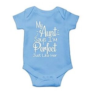 NEW baby blue onesie from auntie
